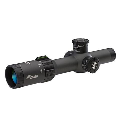 Sig Sauer Tango4 Riflescope 1-4x24mm, 30mm Tube, MRAD Illuminated Reticle, Black