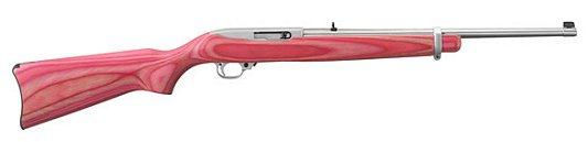 Ruger K10/22RBPZ PINK/SS LAM