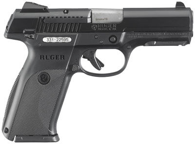 Ruger SR9 Standard 9mm 4.14" 10+1 Black Poly Grip & Frame/Blk Nitride Slide