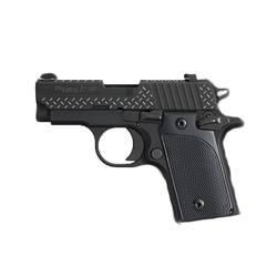 SIG Sauer P238 Black Diamond Plate Semi Auto Handgun .380 ACP 2.7" Barrel 6 Roun