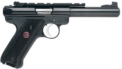 Ruger Mark III Target 22LR 5.5 10+1 Black Syn Grip Blue Steel