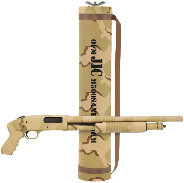 MOSSBERG 500 PUMP JIC 12 GAUGE 18.5IN BARREL 3IN CHAMBER SYNTHETIC DESERT CAMO