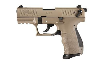 Walther, P22QD, Semi-automatic, Double Action/Single Action, Compact, 22LR, 3.42