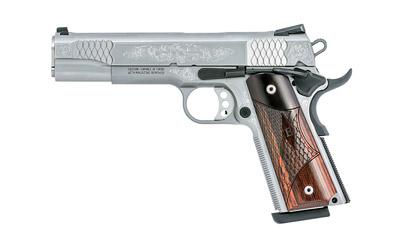 Smith & Wesson 1911, Semi-automatic, Full Size, 45 ACP, 5" Barrel, Stainless Ste