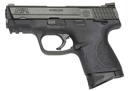 Smith & Wesson M&P Compact 9mm 3.5" 12+1 Syn Grip Ambi Safety Black Finish