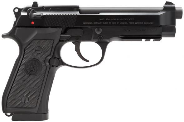 Beretta USA, 96 A1, 40 S&W, Single/Double Action, 4.90" Barrel, 10+1 Round, Blac