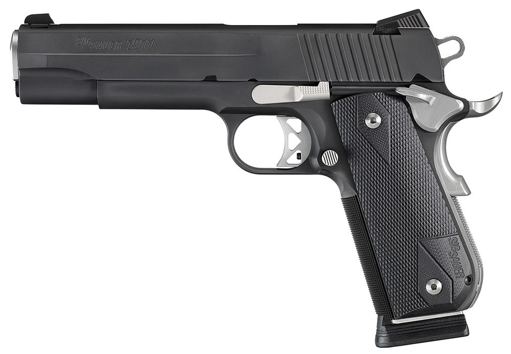 Sig Sauer 1911F357NMR 1911 Fastback Nightmare SAO 357Sig 5" 9+1 Blk G10 Grip Blk