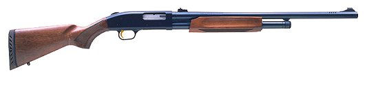 MOSSBERG 500 PUMP 12 GAUGE 24IN BARREL 3IN CHAMBER WOOD BLUE FINISH