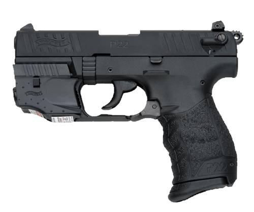 Walther P22, Semi-automatic, Double Action Only, Compact, 22LR, 3.4", Polymer, B