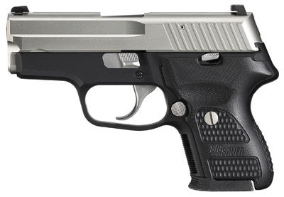 Sig Sauer 224357NSSDAK P224 DAK 357 Sig Sauer 3.5" 10+1 Wood Grip Nickel Finish