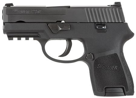 Sig Sauer P250 Sub Cmpt w/Rail DAO 9mm 3.6" 12+1 CS Multi Poly Grip Blk