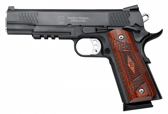 Smith & Wesson 1911 TA, E Series, Full Size, 45ACP, 5" Barrel, Stainless Frame,