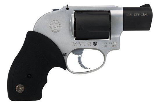 Taurus 2851129ULT 851 CIA UL 38 Spl+P 2" 5rd Shrouded Hammer Syn Grip Titanium