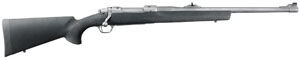 Ruger 77 Bolt 375 Ruger 20" Hogue OverMolded Matte Stainless