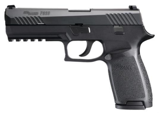 SIG P320 FULL SZ 357SIG BLK NITRON NS 14RD