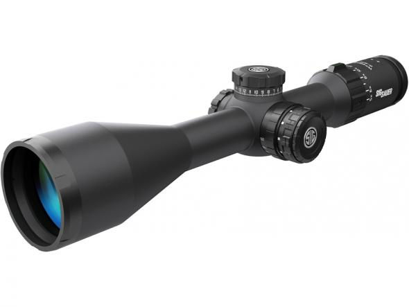 Sig Sauer Whiskey5 Rifle Scope 30mm Tube 5-25x 52mm LR Turret Side Focus LevelPl