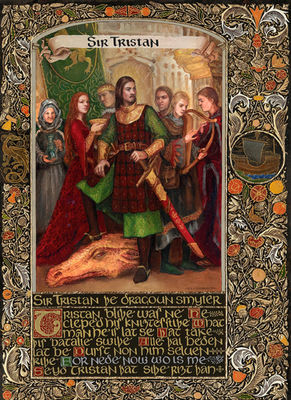 Gilded Sir Tristan