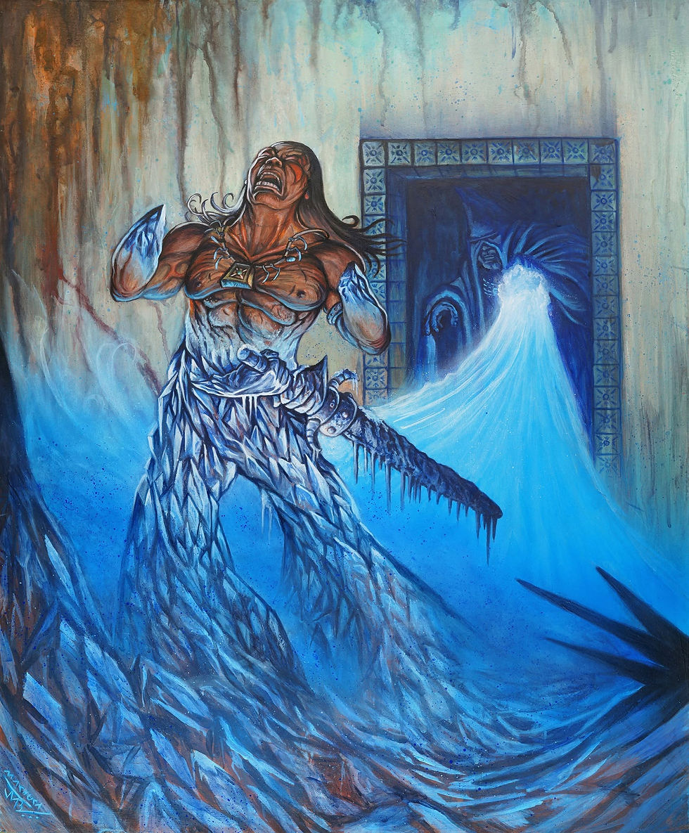 Thumbnail: Freeze - Original Painting by Juan Machuca