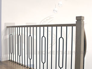 How do you install iron baluster properly