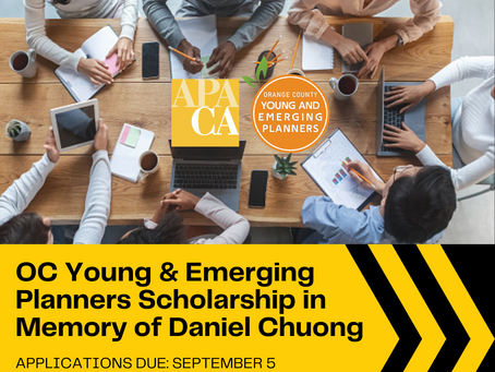 OC Young and Emerging Planners Scholarship in Memory of Daniel Chuong