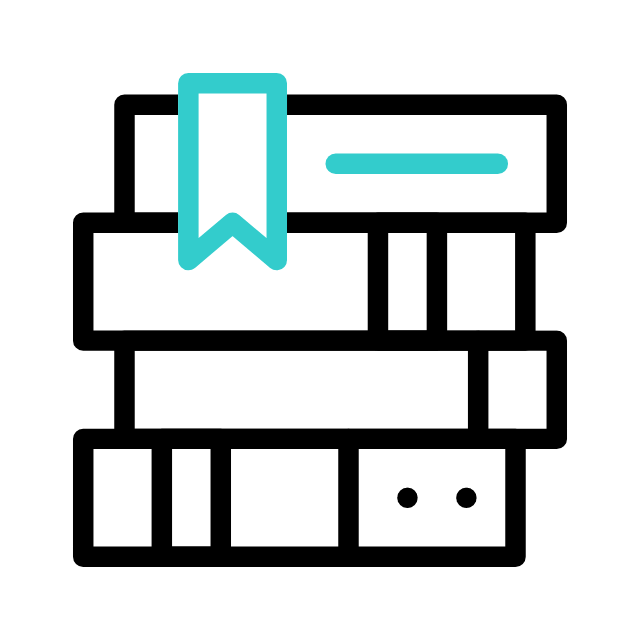 books sliding back and forth