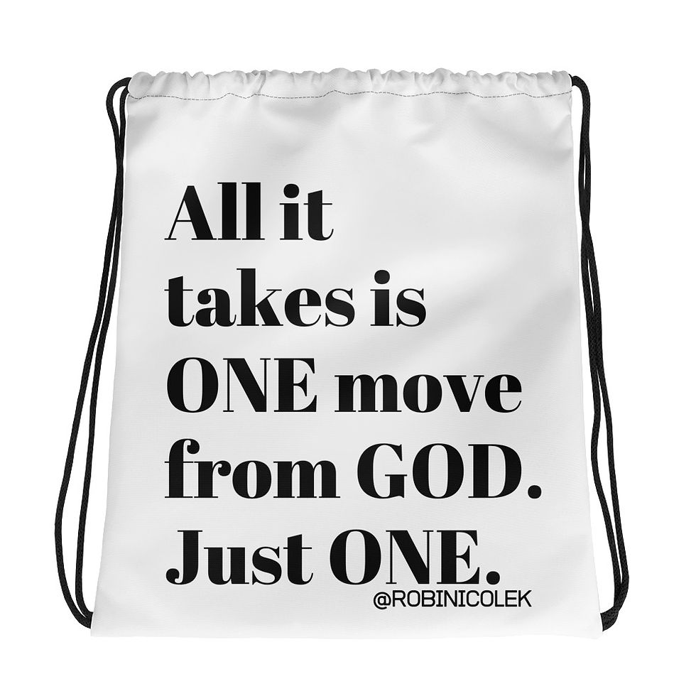 ONE MOVE Drawstring bag
