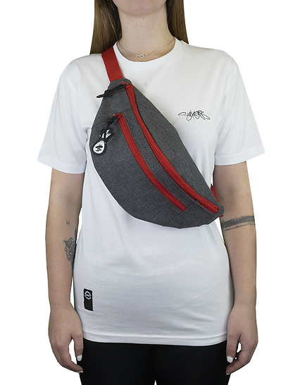 Grey/red waistpack