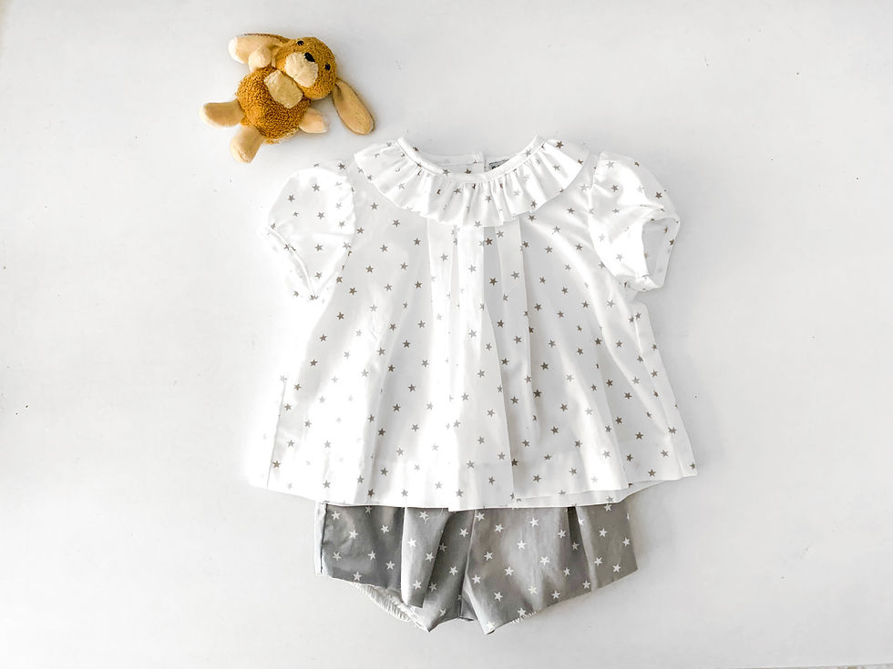 Conjunto estrellas gris