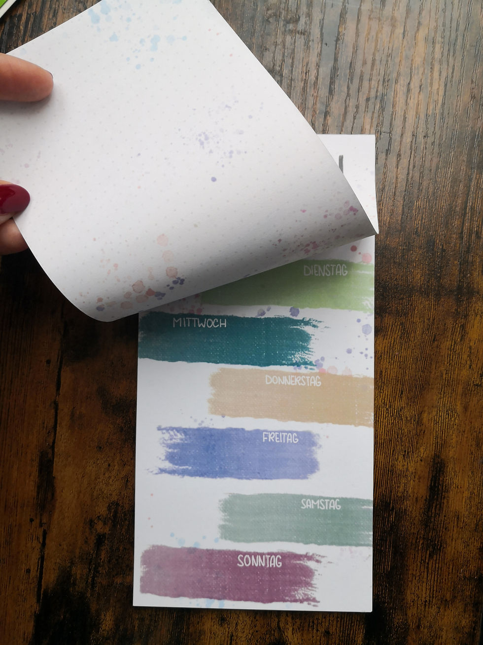 Miniaturbild: Block | Wochenplan & Listenliebe