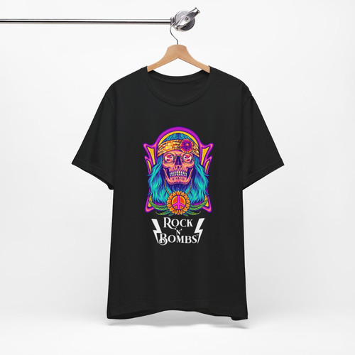Unisex Hippie Rocker Jersey Short Sleeve Tee | ROCK'N'BOMBS