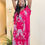 Thumbnail: Red / Burgundy Flower Dress