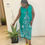 Thumbnail: Bleu / Green Flower Dress