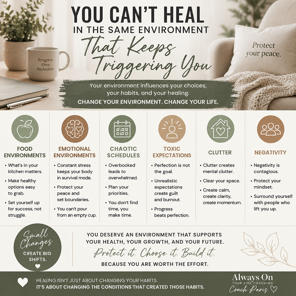 You Can't Heal in the Same Environment That Keeps Triggering You