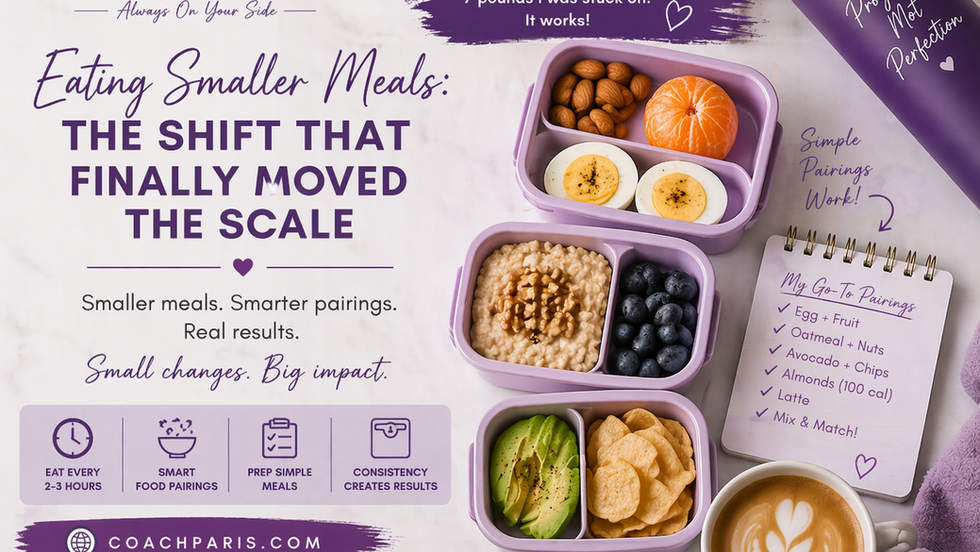 Eating Smaller Meals: The Shift That Finally Moved the Scale