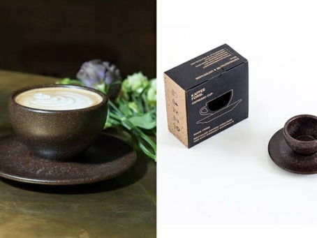 Esta startup está fazendo copos com grãos de café reciclados