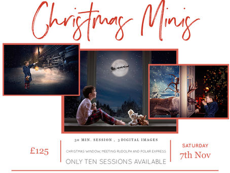 Now Booking Special Christmas Minis