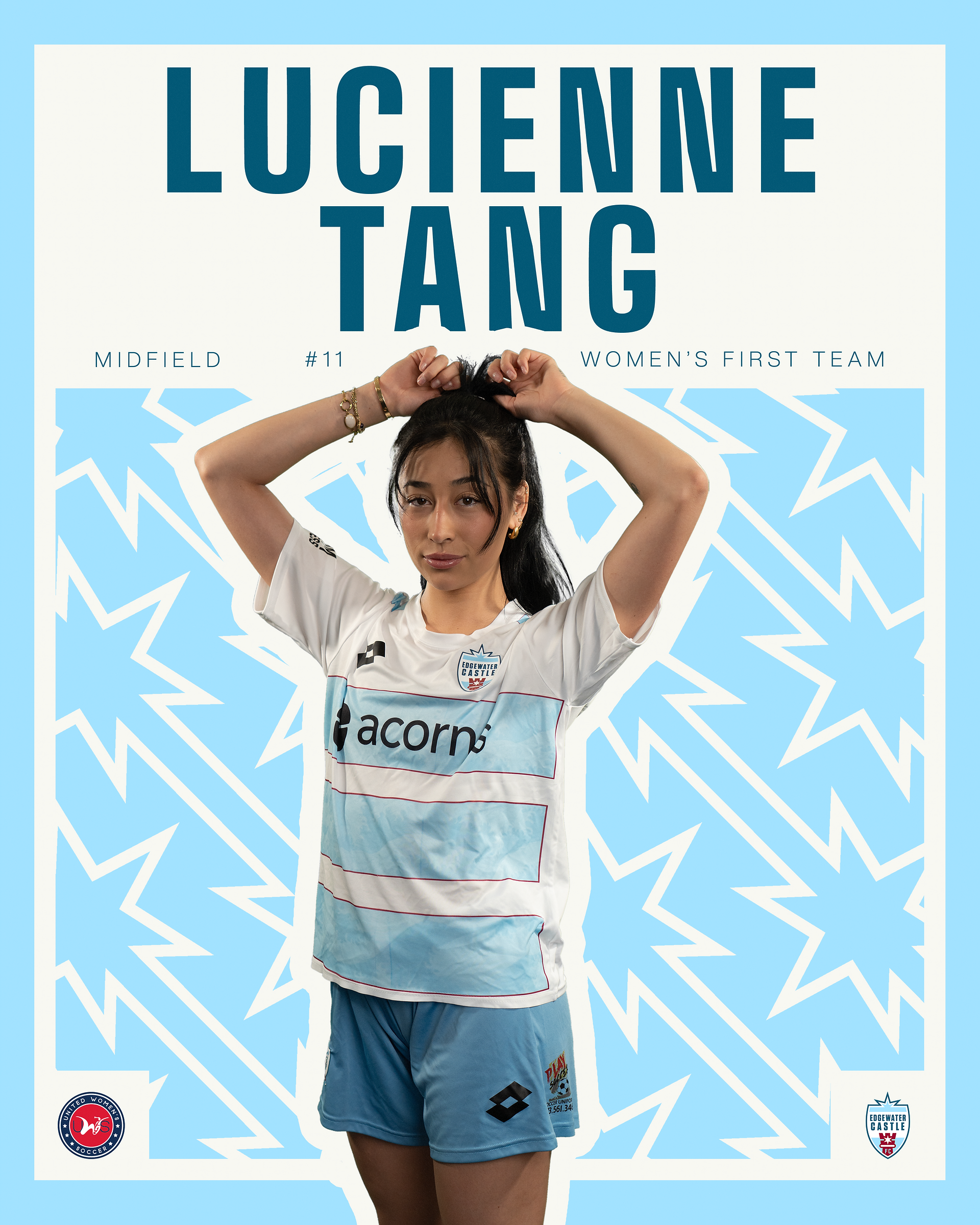 Lucienne Tang, a center midfielder on the Women's First Team.