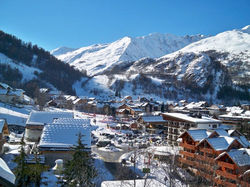 Station - Valloire en hiver