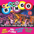 Get ready for the wildest, most laugh-out-loud bingo night of your life!

Barmy Bingo is landing at The Civic Brierley Hill, bringing high-energy fun, ridiculous prizes, and a whole lot of chaos.
Forget serious competition—this night is all about pure entertainment. Our hilariously rubbish prizes and nonstop antics will keep you laughing from start to finish.
Front and centre is the legendary “King of The Callers”, delivering top-tier banter, big laughs, and plenty of surprises. And when the bingo mayhem peaks, we unleash the Power Hour Sing-A-Long Anthems Disco—the perfect excuse to dance, sing, and go all-in on the fun.
With big-screen graphics, great bar prices, and a brilliant atmosphere, The Civic sets the stage for an unforgettable night suitable for anyone aged 18 to 80.

Advance Tickets are just £14 including entry and gameplay. Just bring yourself and your best party spirit.
Don’t miss the craziest bingo in town. Book now and get ready for a night of pure, unfiltered fun!

£16 on the door if available.

*Over 18s Only
**Advance ticket sales stop at 5.00pm on the day of the event.
