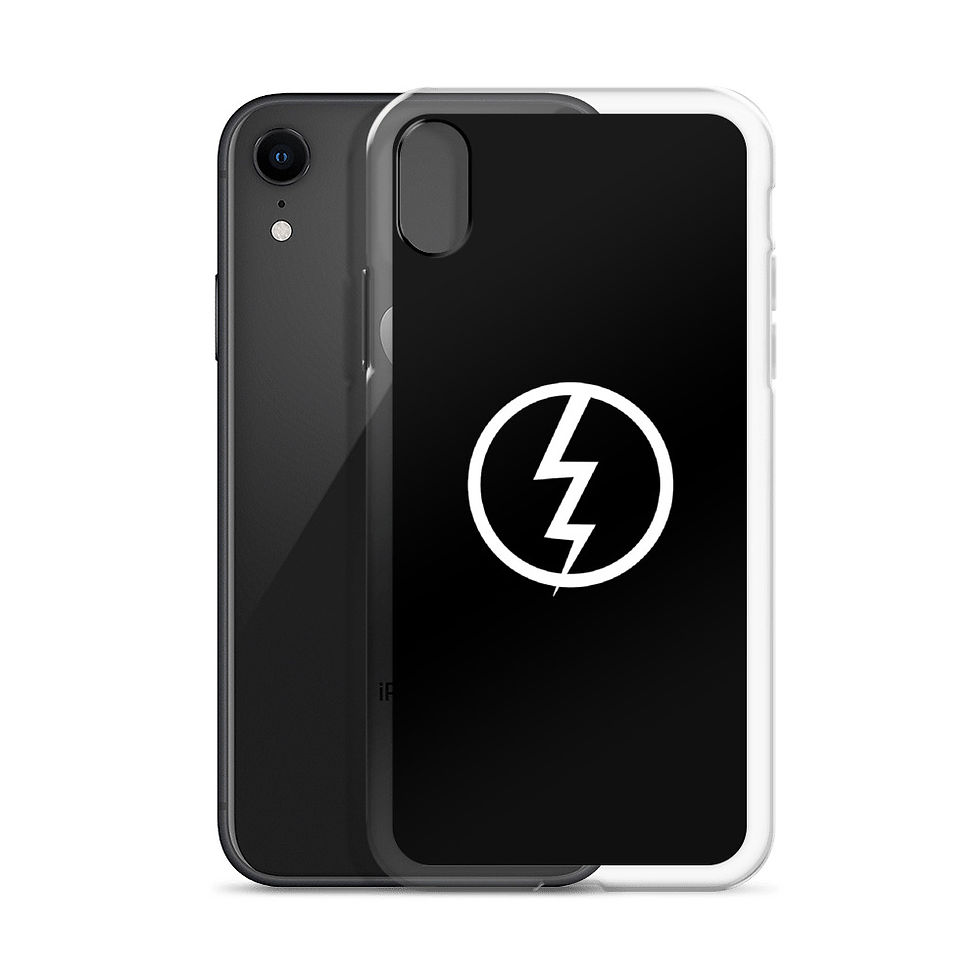 Thumbnail: Invincible Lightning Black iPhone Case