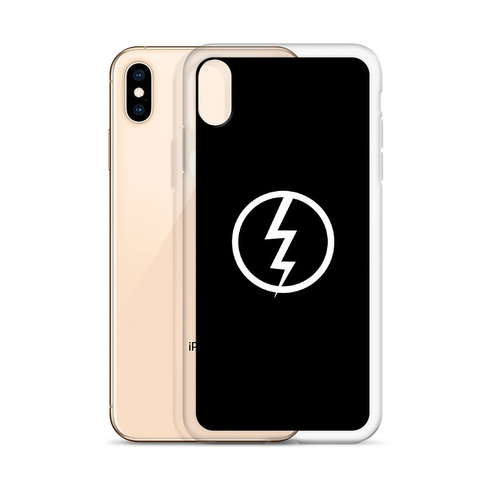 Thumbnail: Invincible Lightning Black iPhone Case