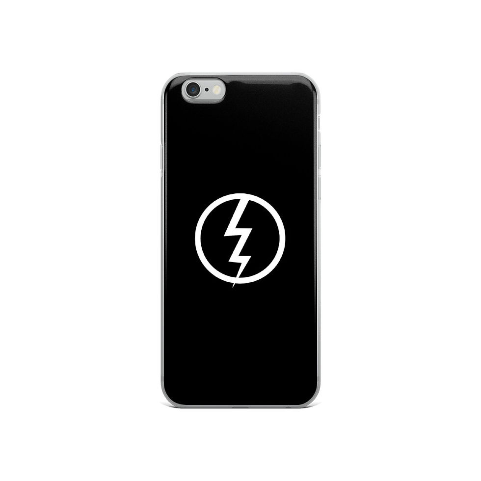 Thumbnail: Invincible Lightning Black iPhone Case