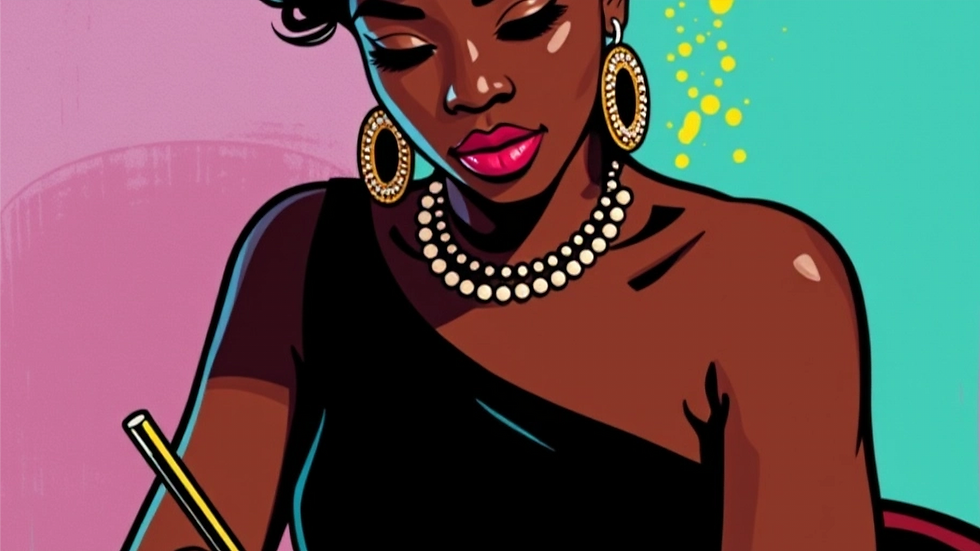 blog writing pic black woman