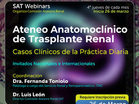 Ateneo Anatomoclínico de Trasplante Renal SAT