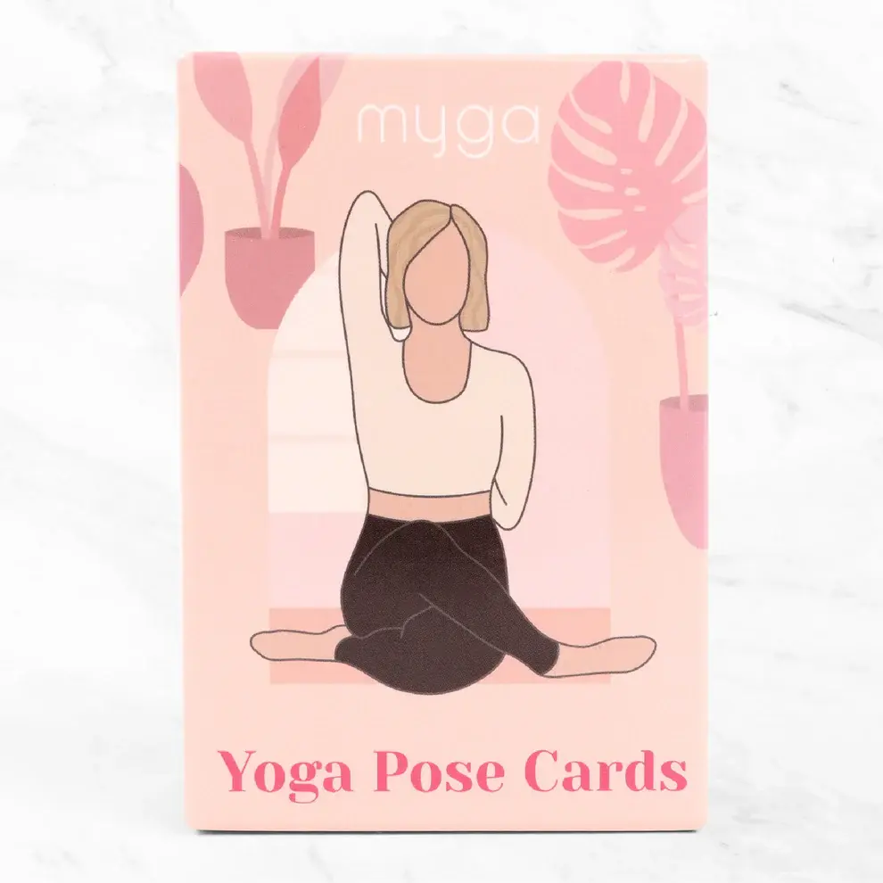 Yoga pose card