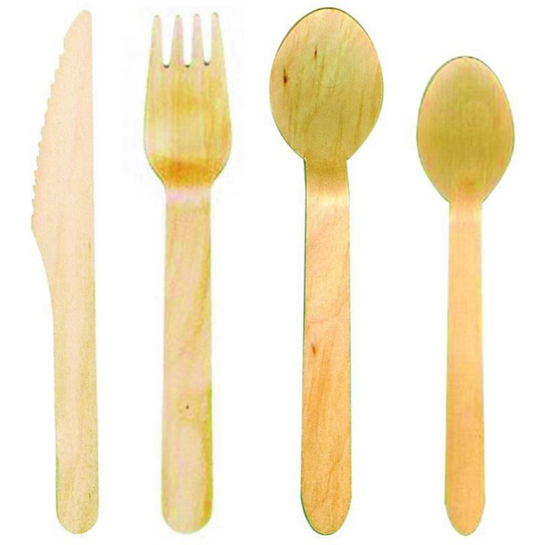 COUVERTS BOIS - le sachet de 100 unités