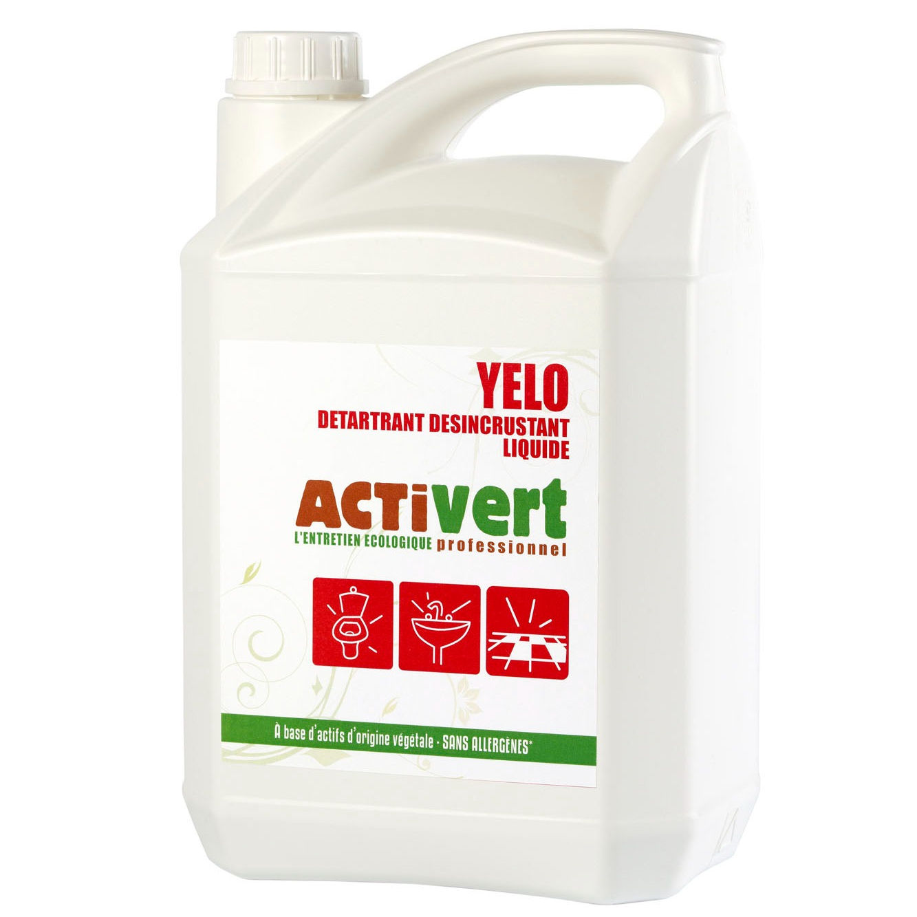 DÉTARTRANT DÉSINCRUSTRANT LIQUIDE YELO 5L