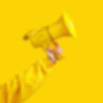 yellow megaphone