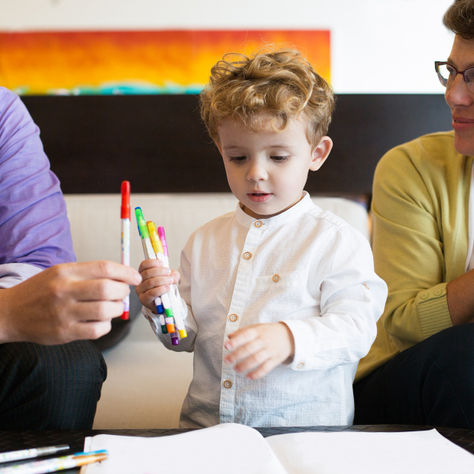 Together coloring parenting portrait granny