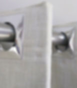 Cortina Linho Marfim + Corta Luz Bege | Tec 5,40 x 2,50m